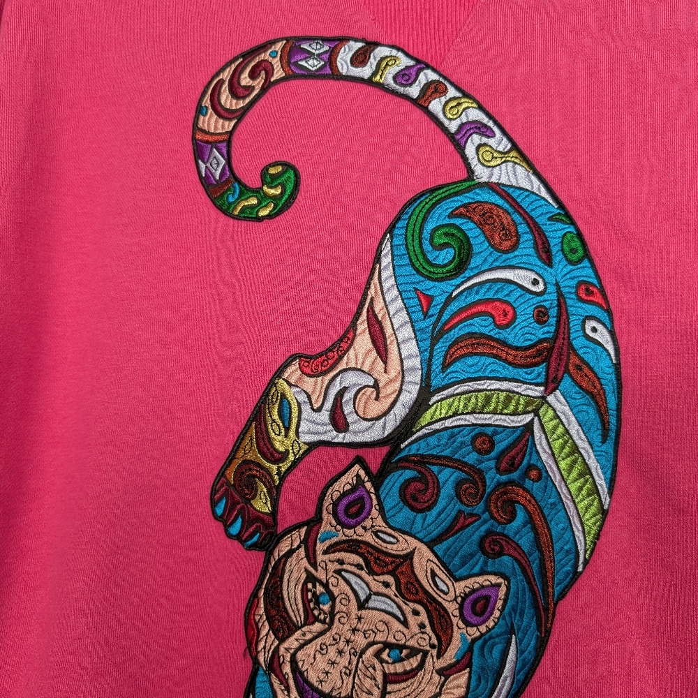 CUSTO BARCELONA Graphic sweater lion - Picture 5 of 12